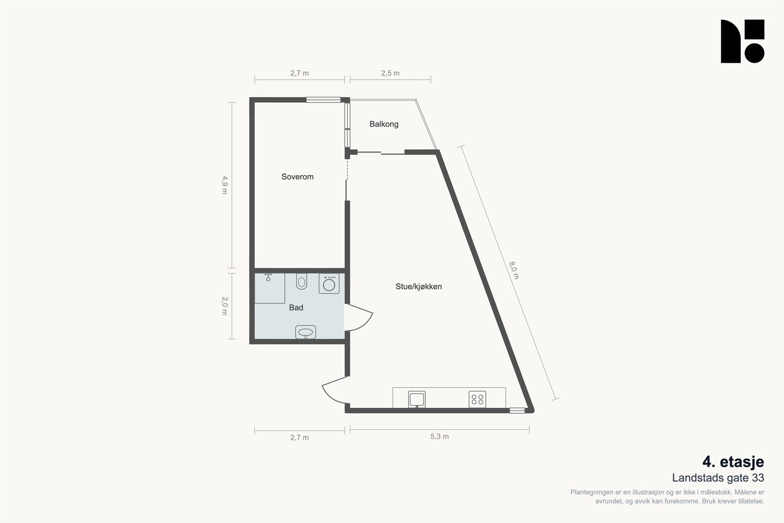Plantegning Galleribilde