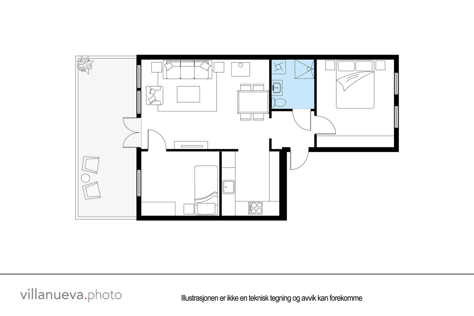 Alternativ planløsning Galleribilde