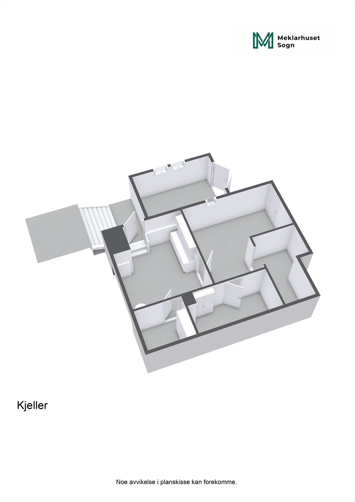 Planteikning 3D Kjellar Galleribilde