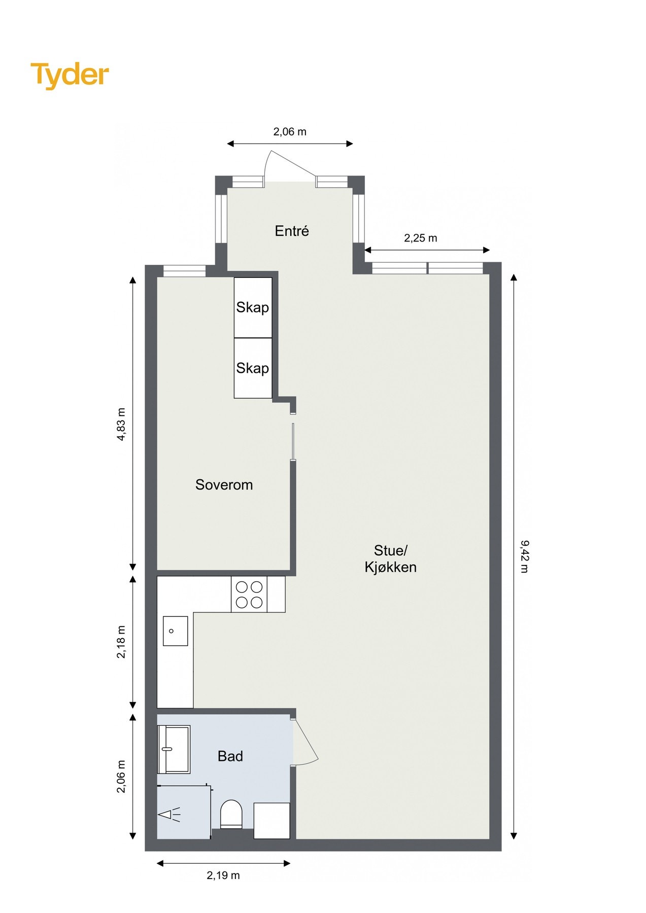 Plantegning Galleribilde