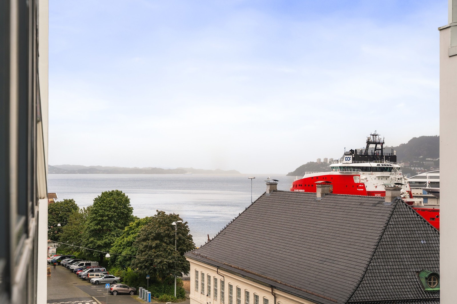 Sjøutsikt fra soverommet. Galleribilde