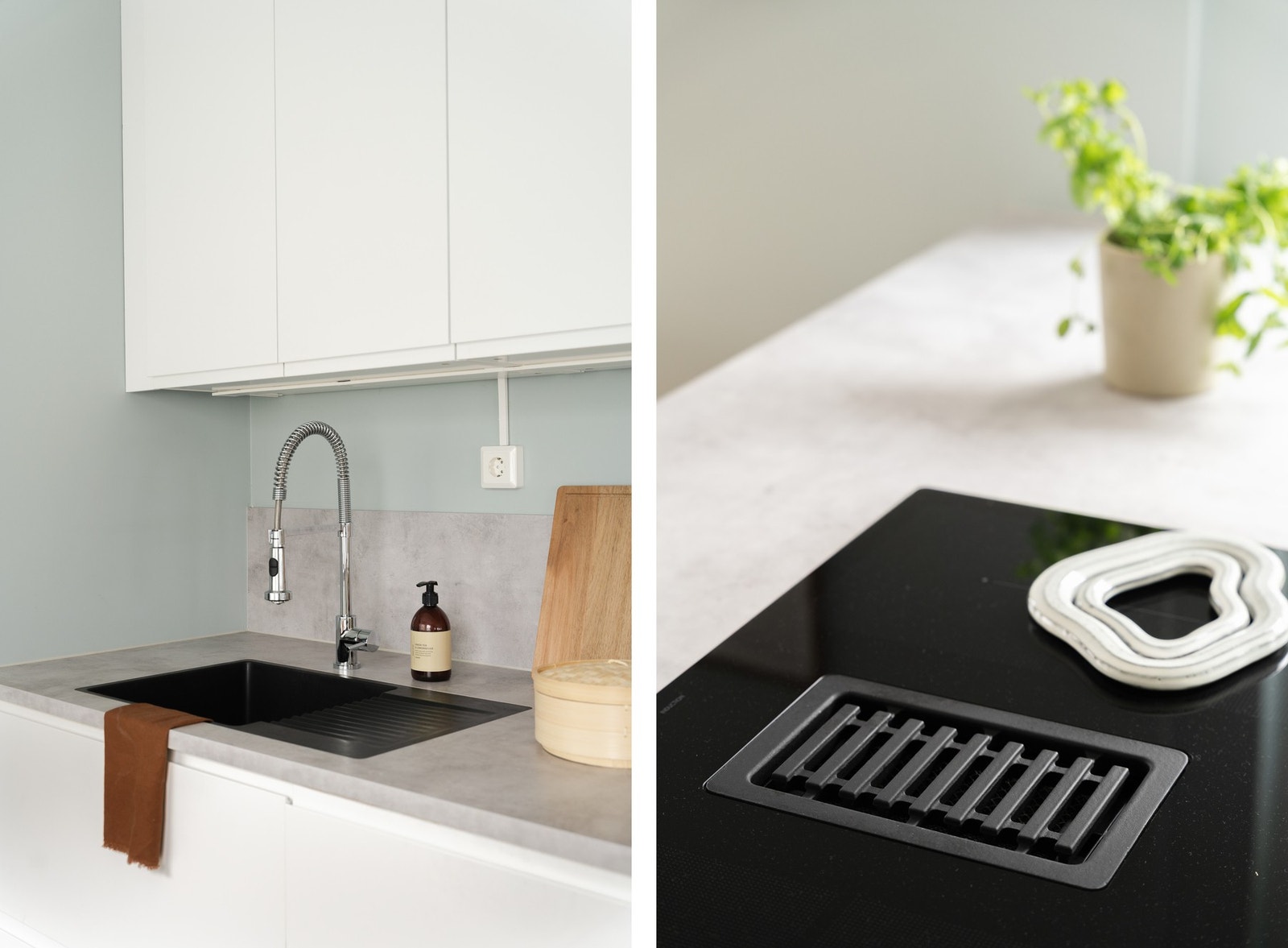 Lekker platetopp med integrert ventilator. Galleribilde
