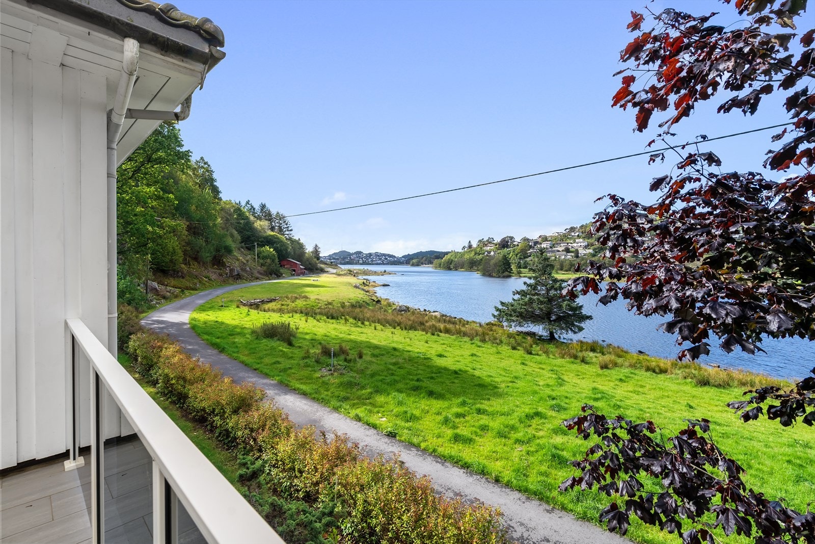 Utsikt fra terrasse Galleribilde