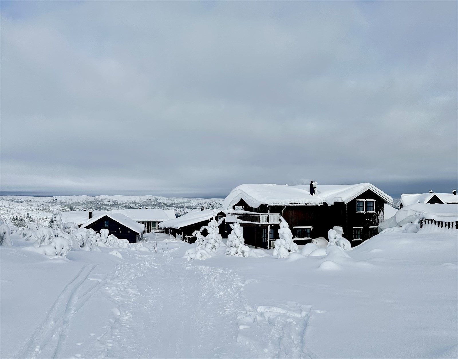 Rytterveien 201 med mye snø! .-) Galleribilde
