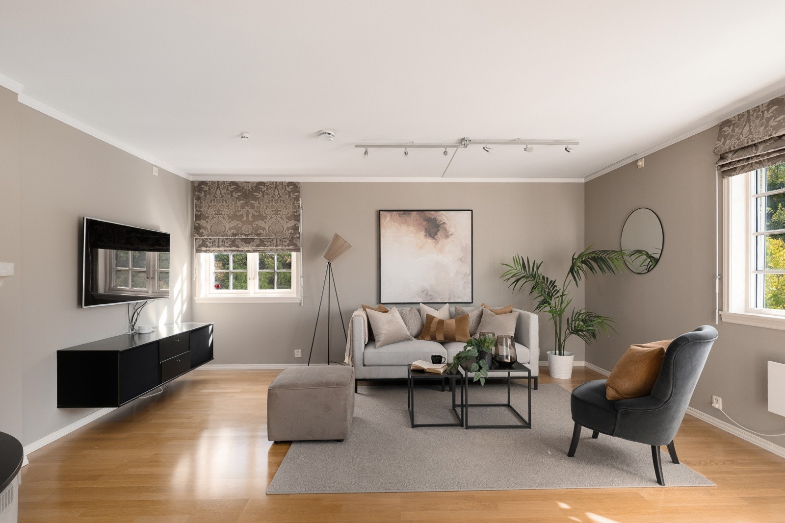 En av stuens mange møbleringsmuligheter. Galleribilde
