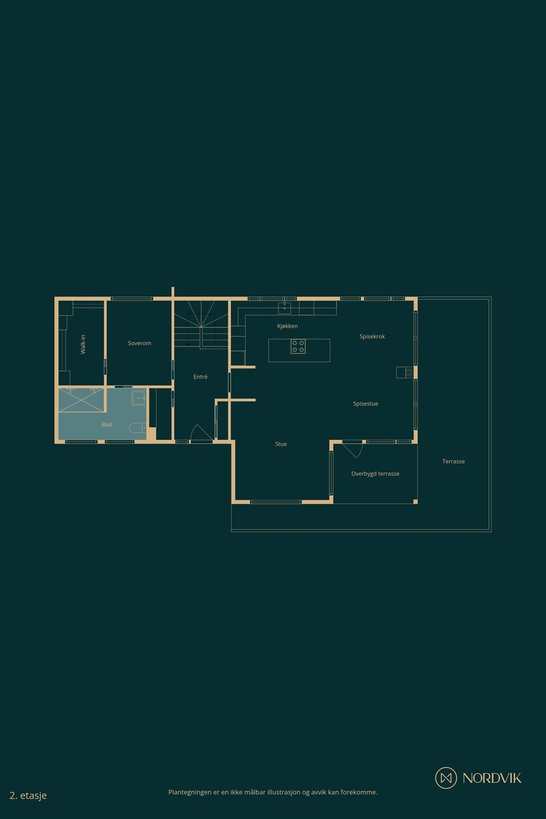 Plantegning hovedplan Galleribilde