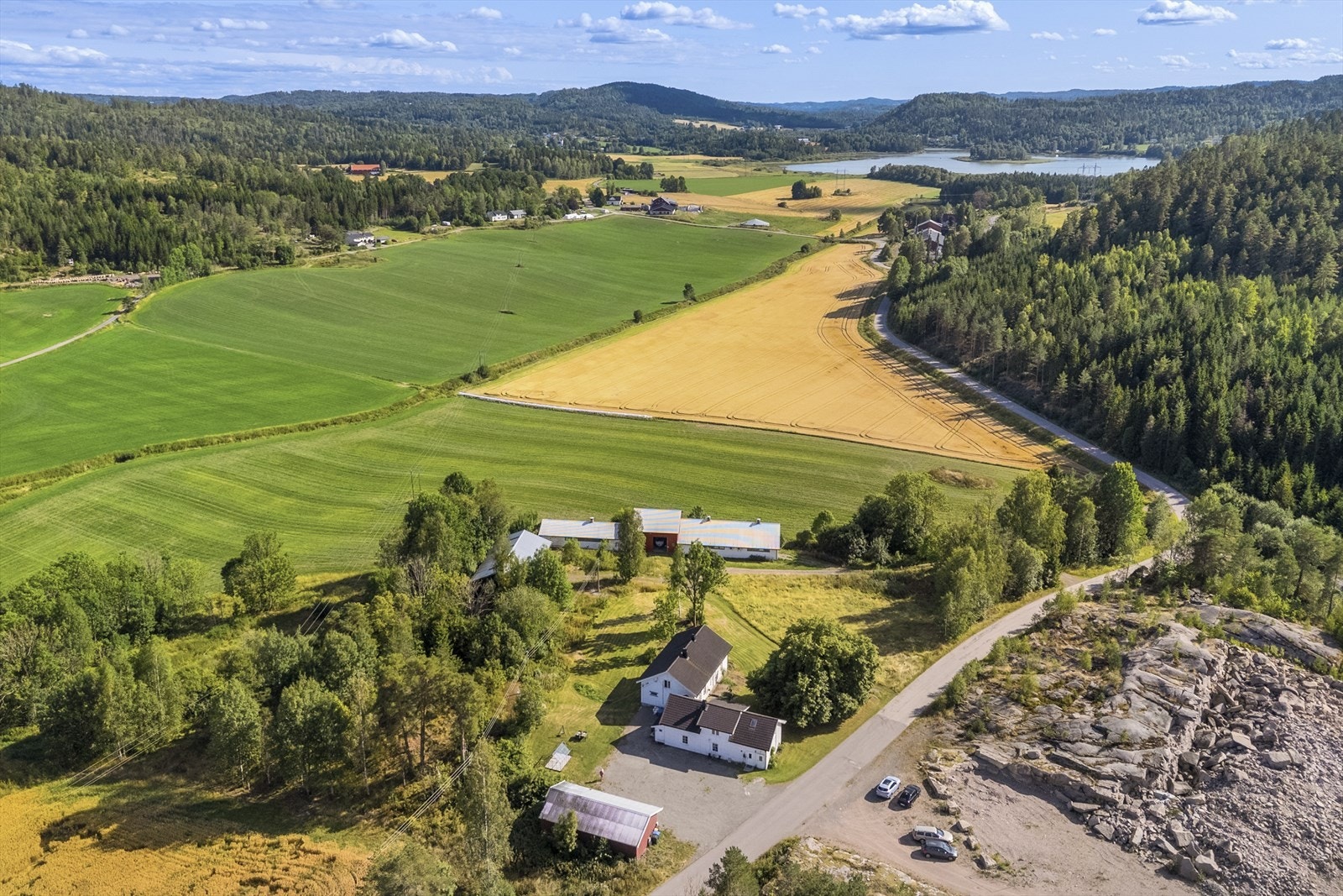 Dronefoto Galleribilde