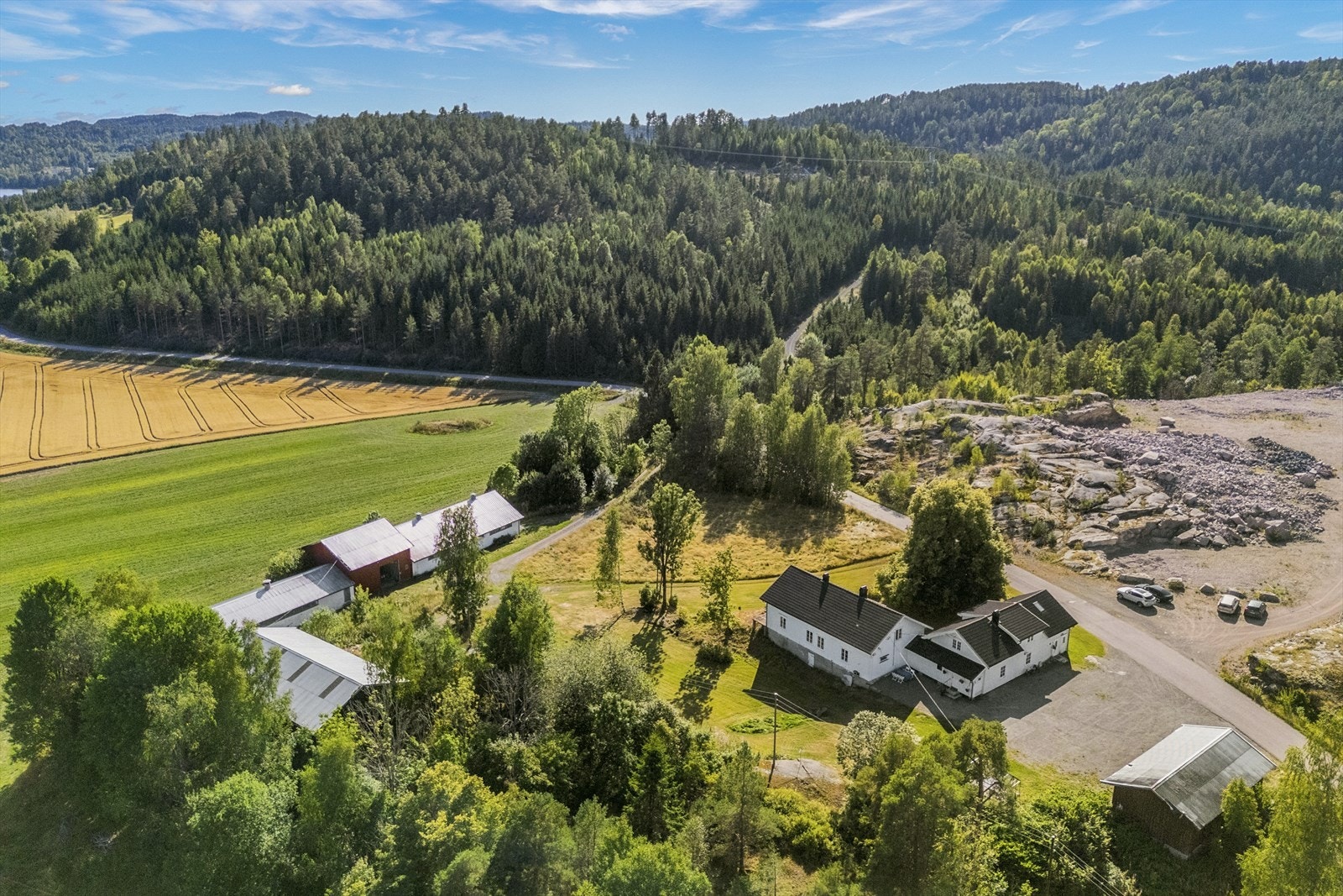 Dronefoto Galleribilde