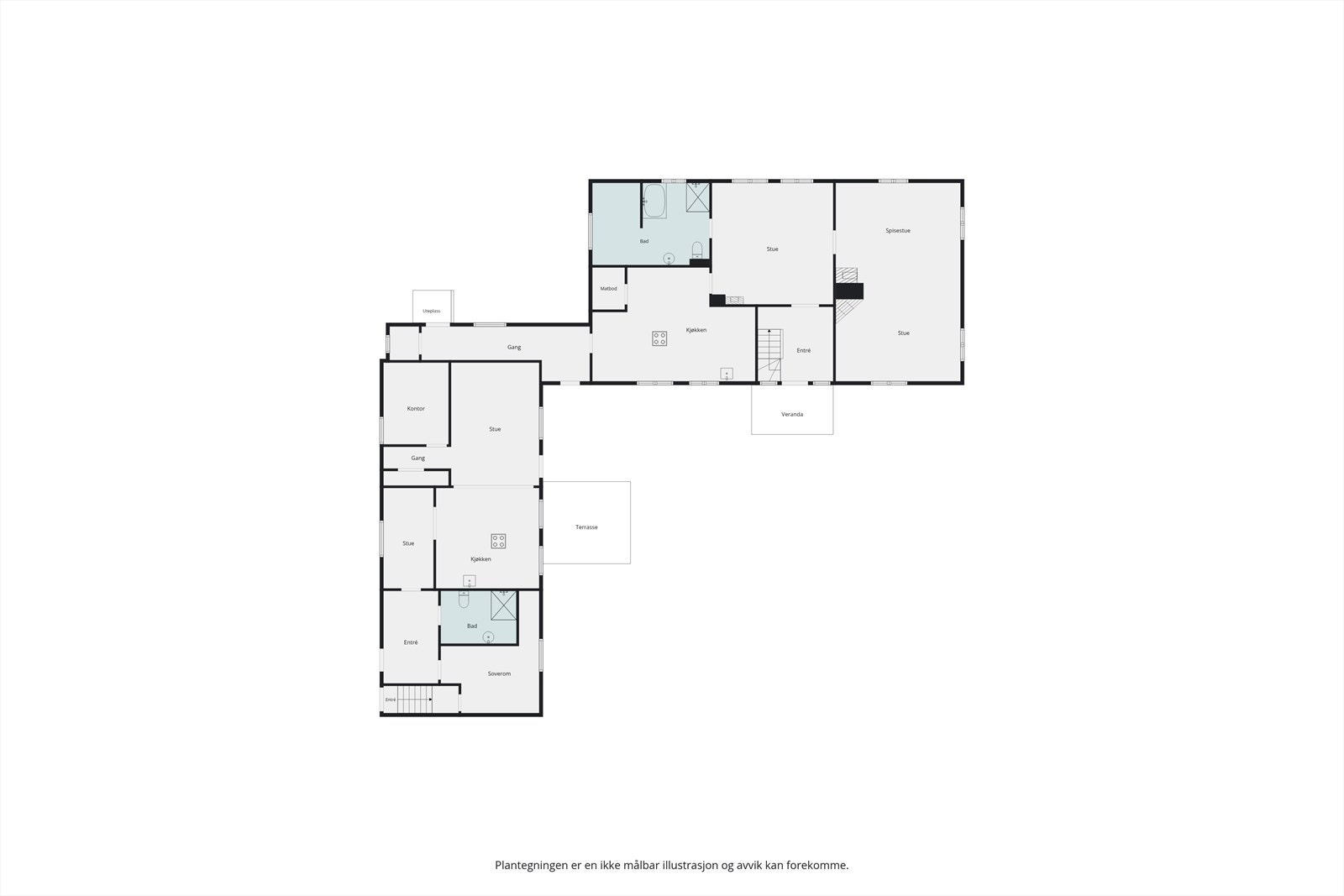 Plantegning Galleribilde