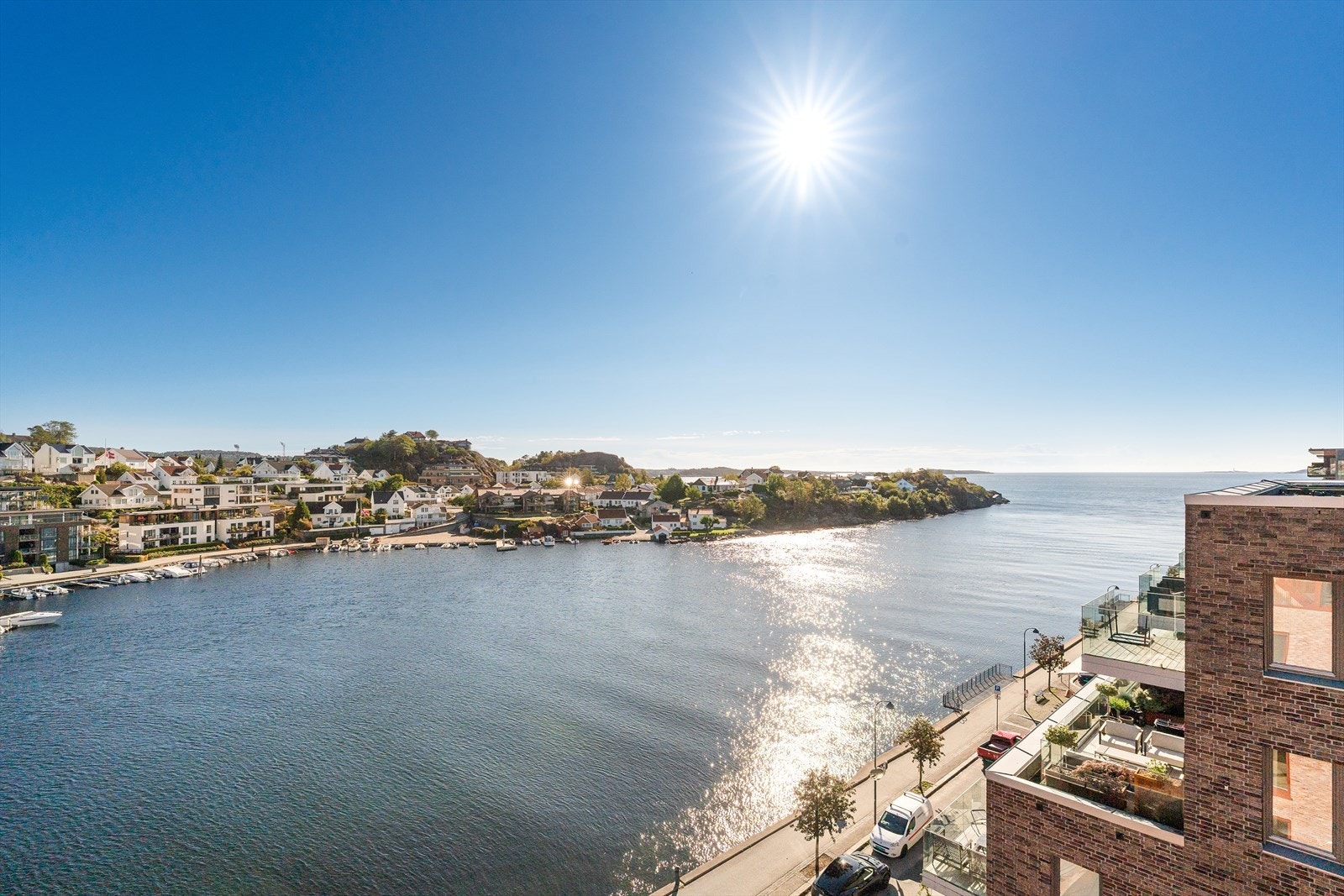 Fra leiligheten har en en fantastisk utsikt over Galgebergtangen og byfjorden Galleribilde