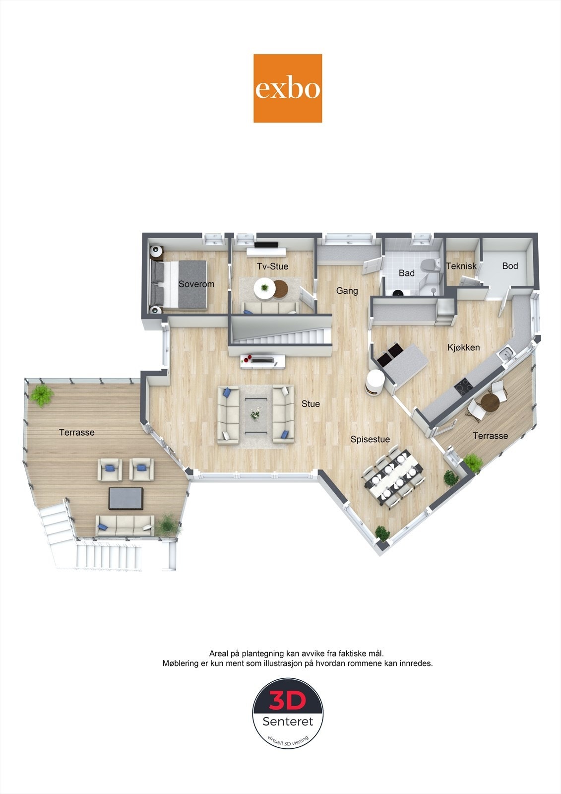 Plantegning 2.etasje. Galleribilde