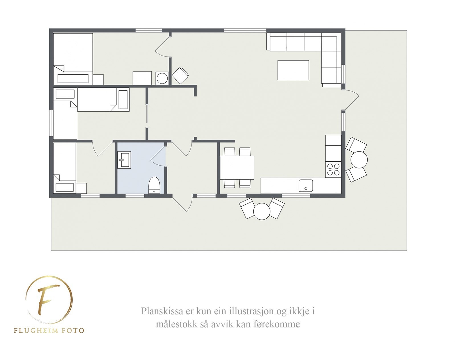 Planteikning Galleribilde