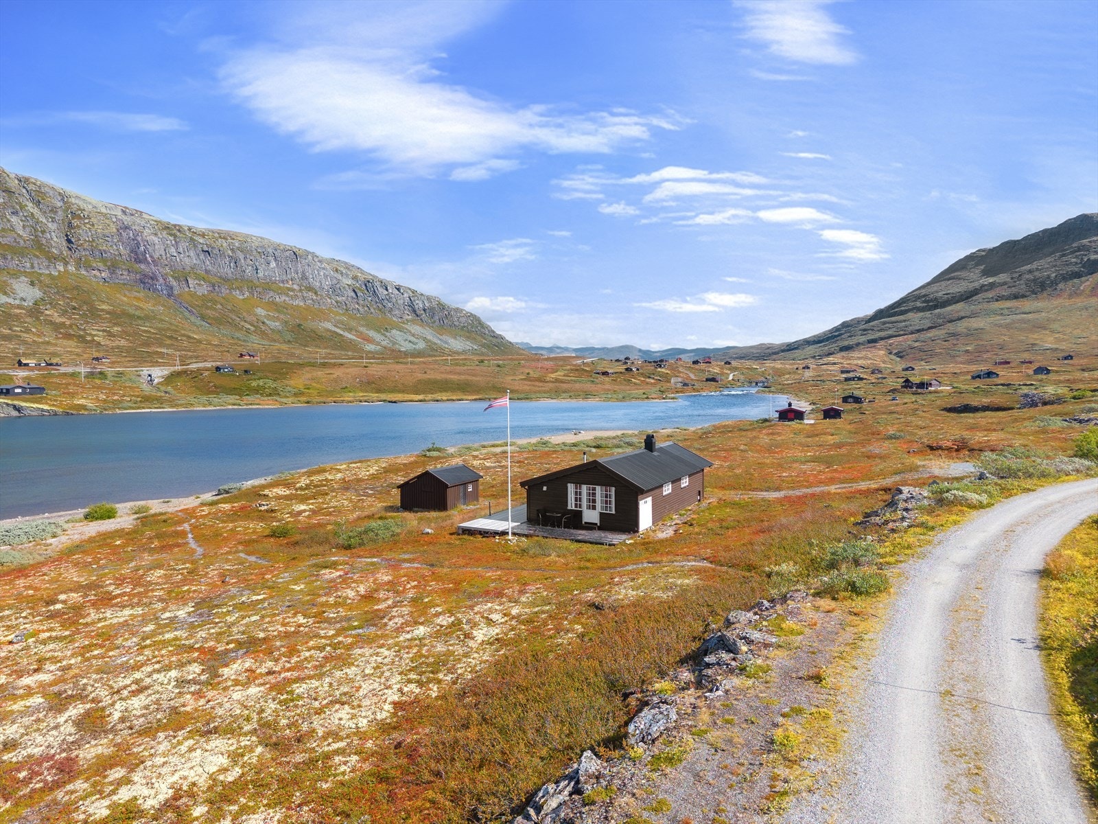 Her kan ein nyte rolege dagar i naturskjønne omgjevnader. Galleribilde