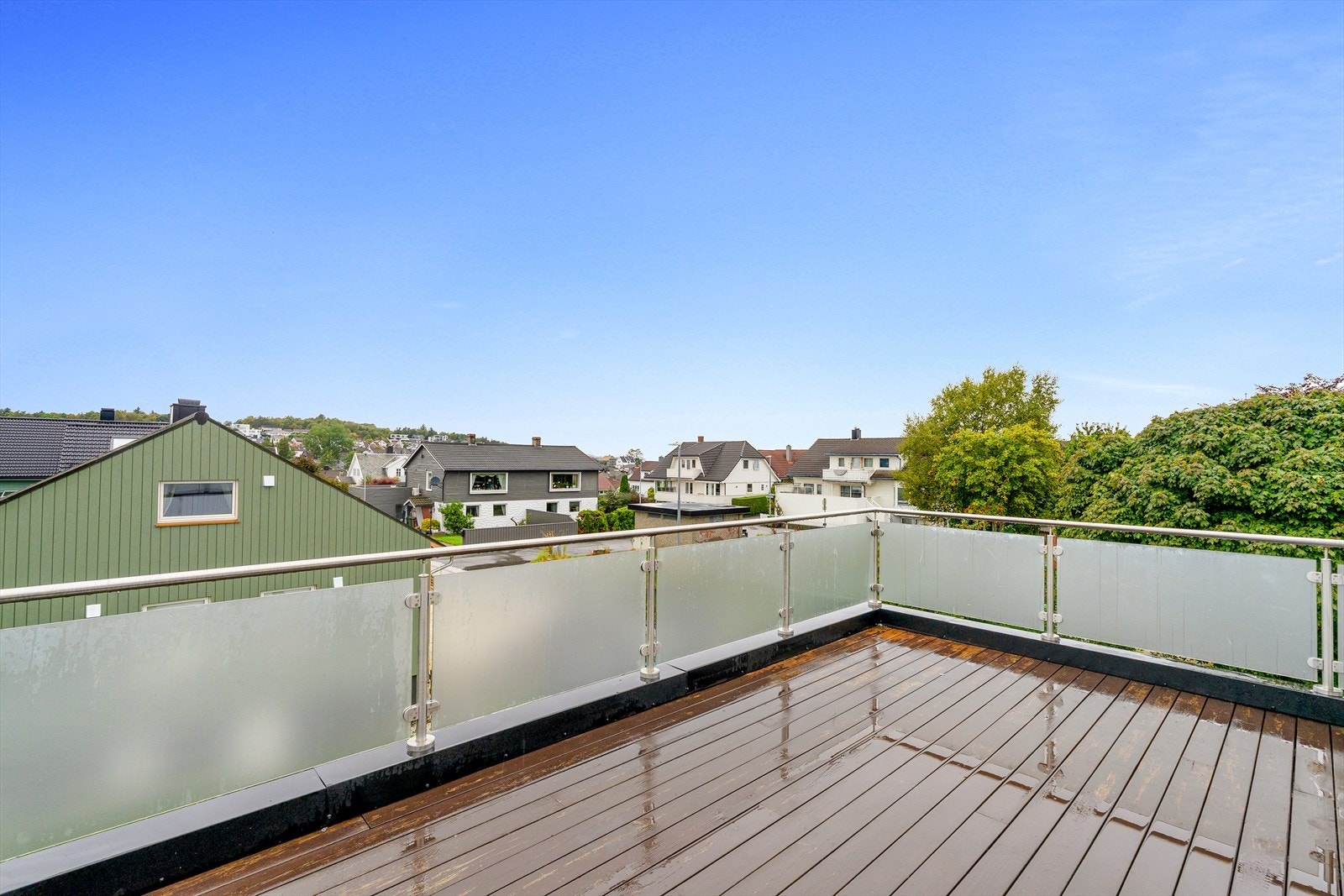 Stor takterrasse Galleribilde