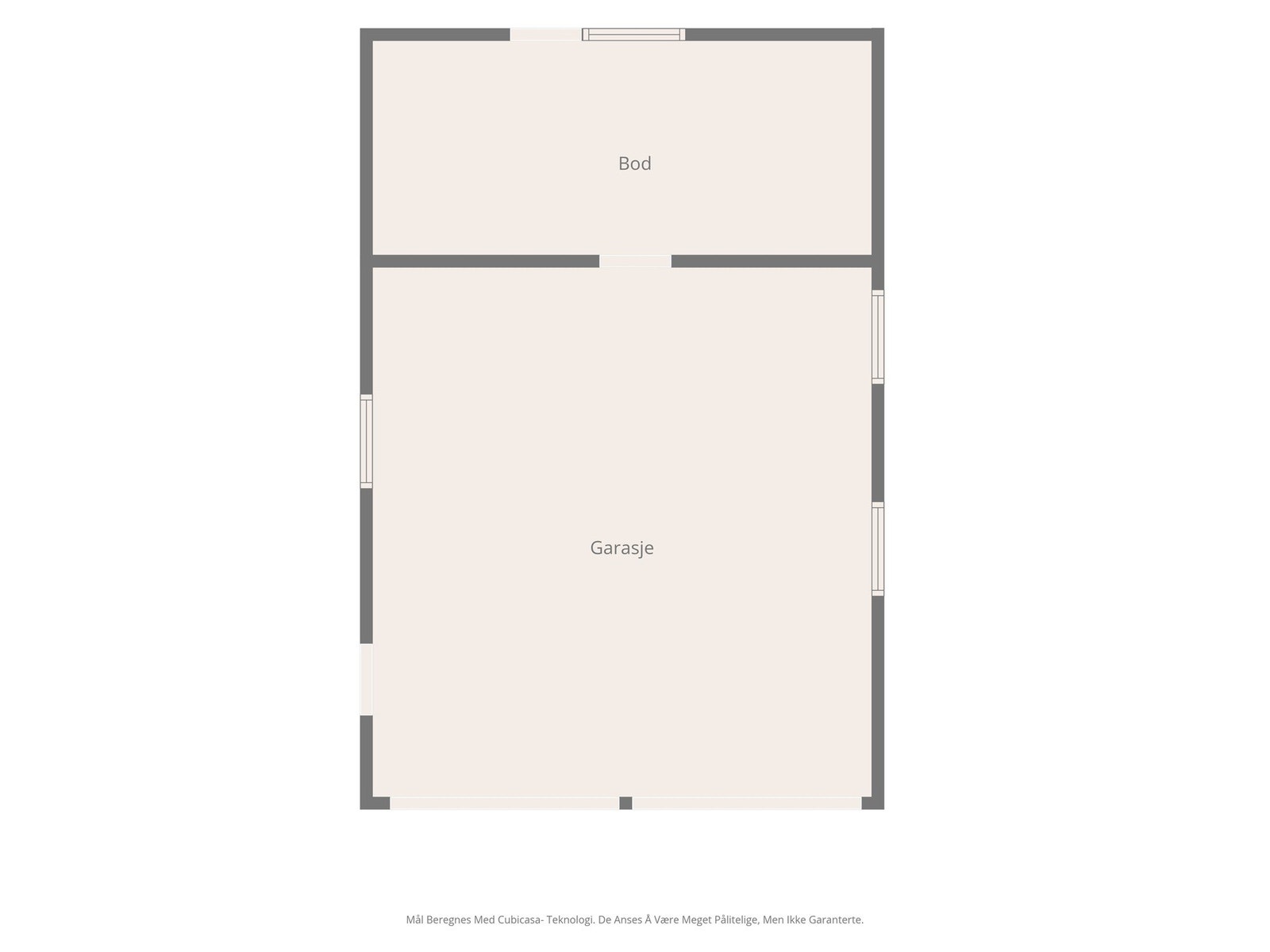 Plantegning garasje Galleribilde