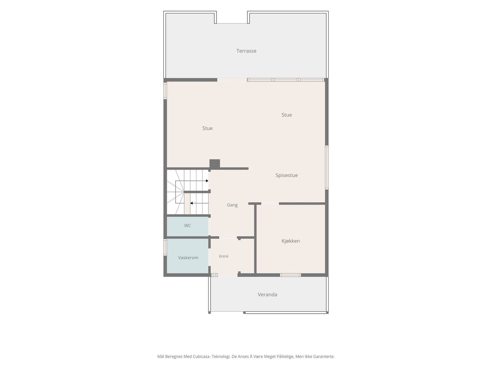 Plantegning 1. etasje Galleribilde