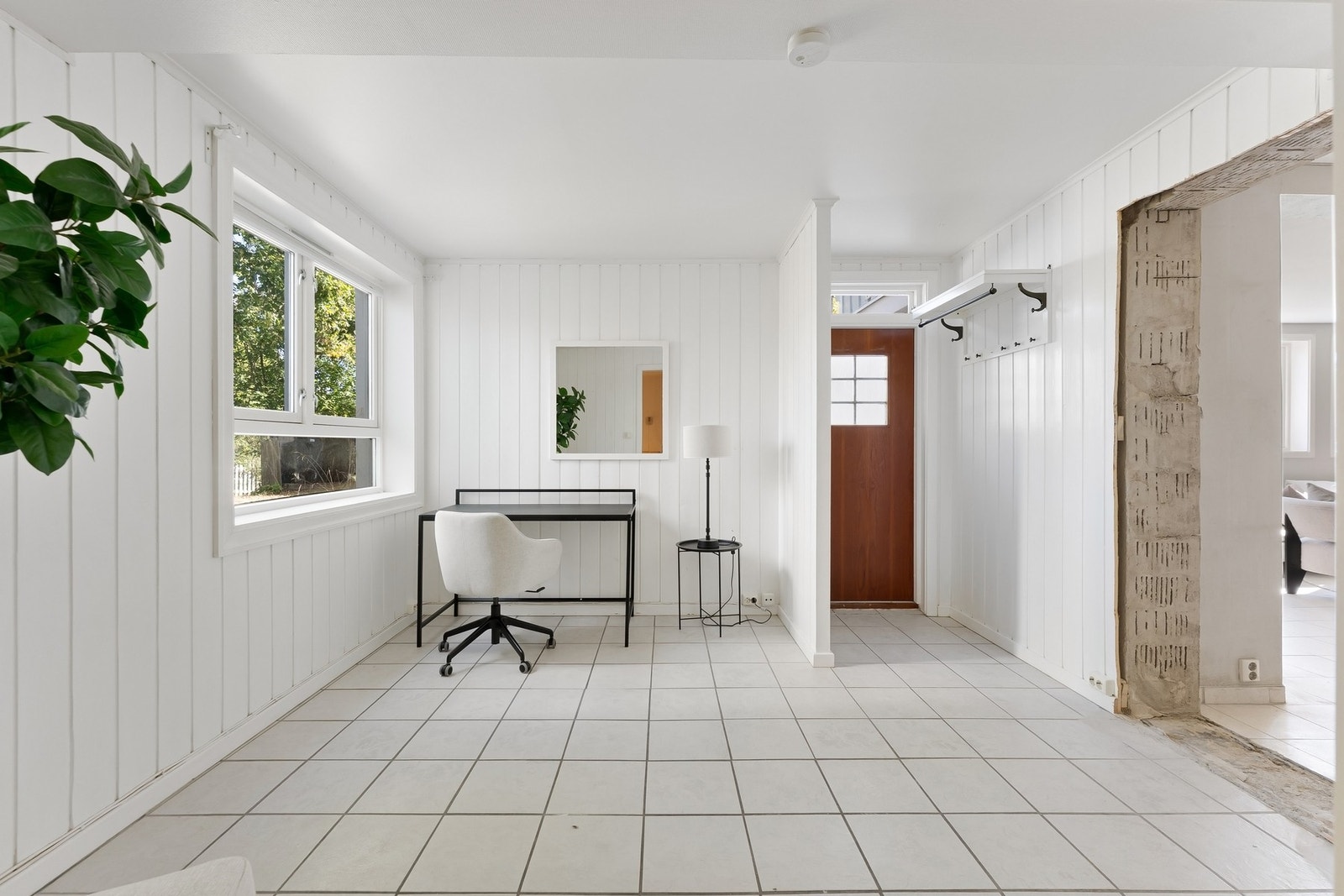 Det er lagt opp til en egen praktikantdel / hybeldel i forbindelse med innlemmingen i 1. etg. Galleribilde