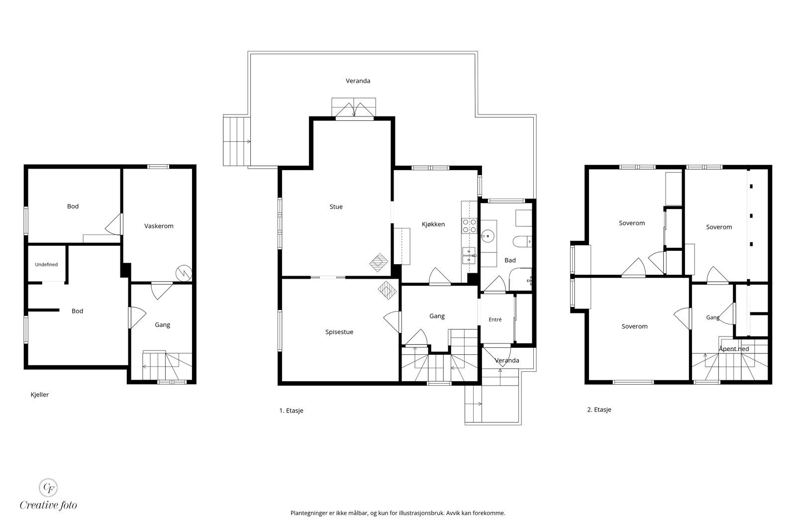 Plantegning Galleribilde
