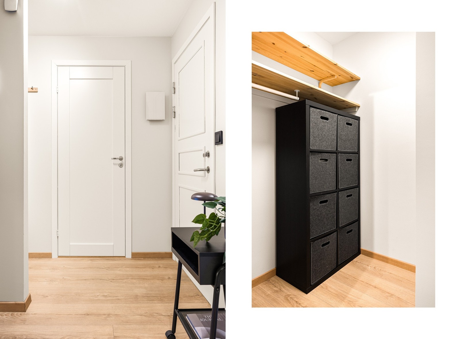 En svært praktisk løsning med ekstra bodplass på 2,4 ved entréen. Galleribilde