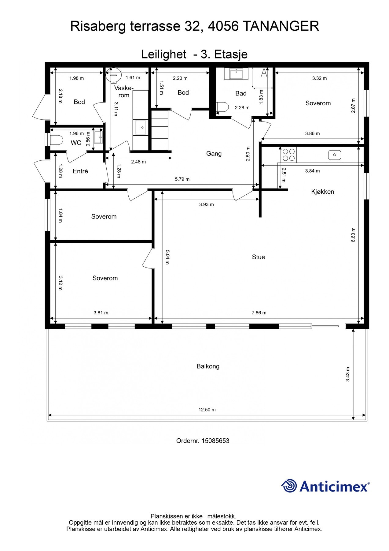 Plantegning Galleribilde