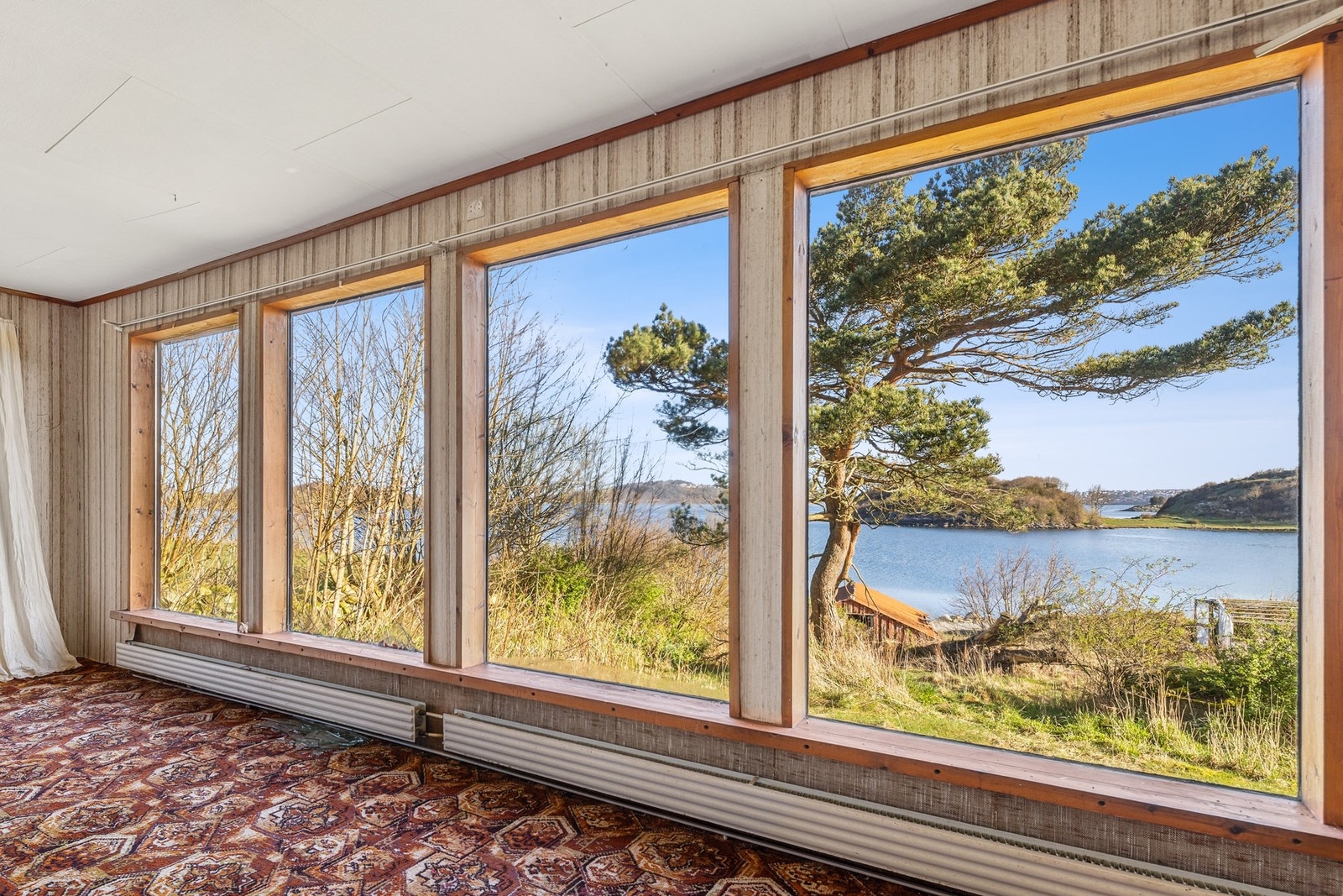 Nydelig sjøutsikt fra stuen. Galleribilde
