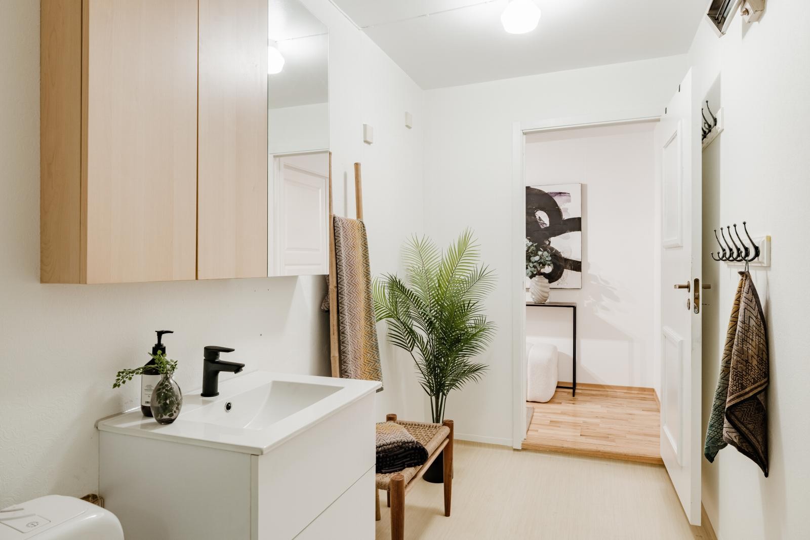 Opplegg for vaskemaskin/tørketrommel Galleribilde
