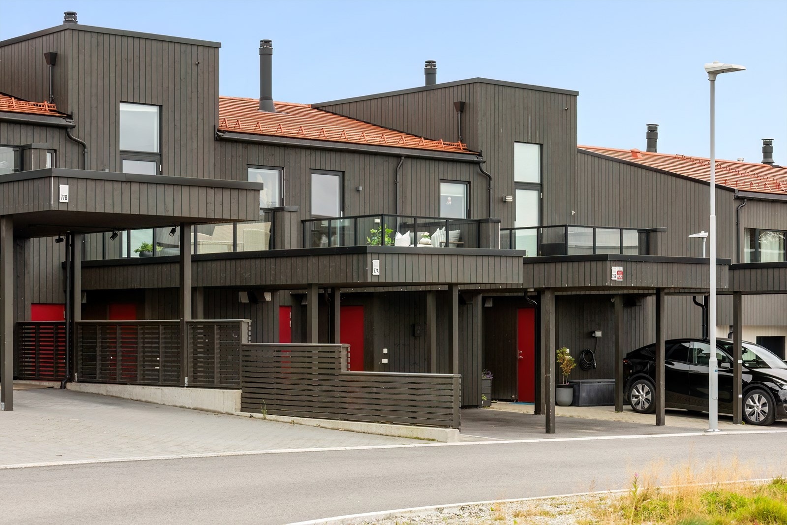 - Barnevennlig beliggenhet i rolig gatetun - Galleribilde