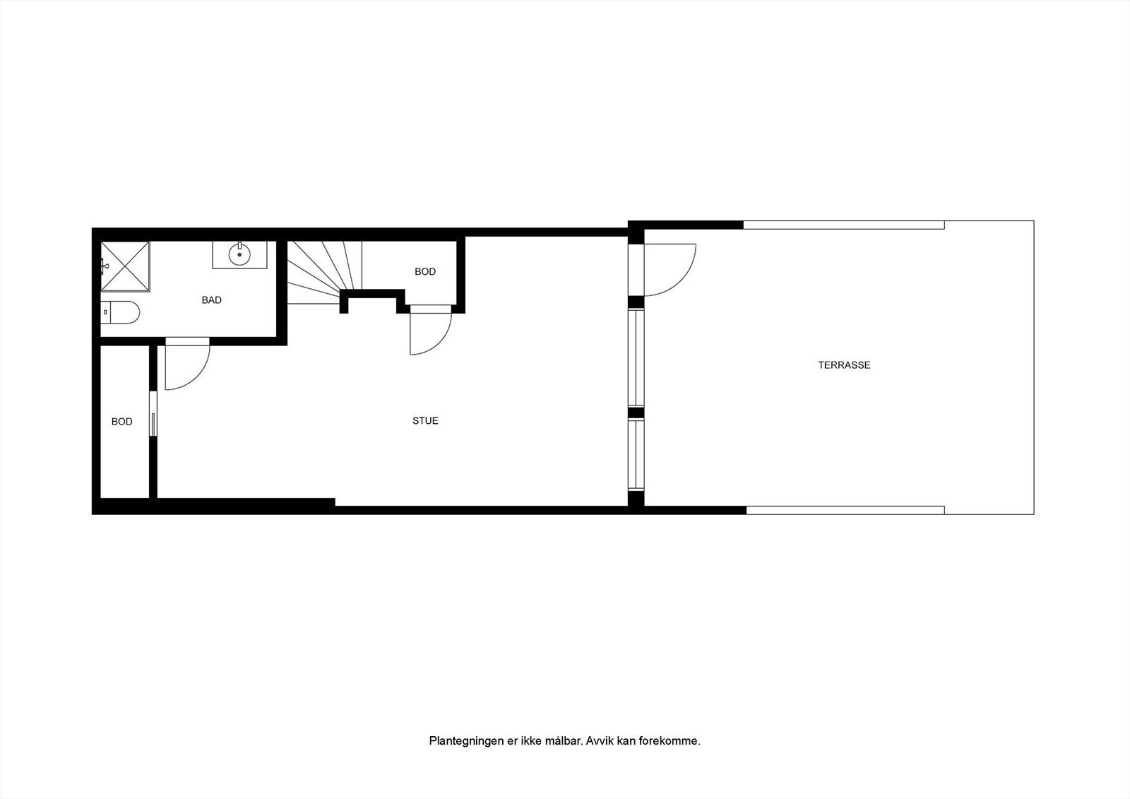 - Plantegning underetasje - Galleribilde