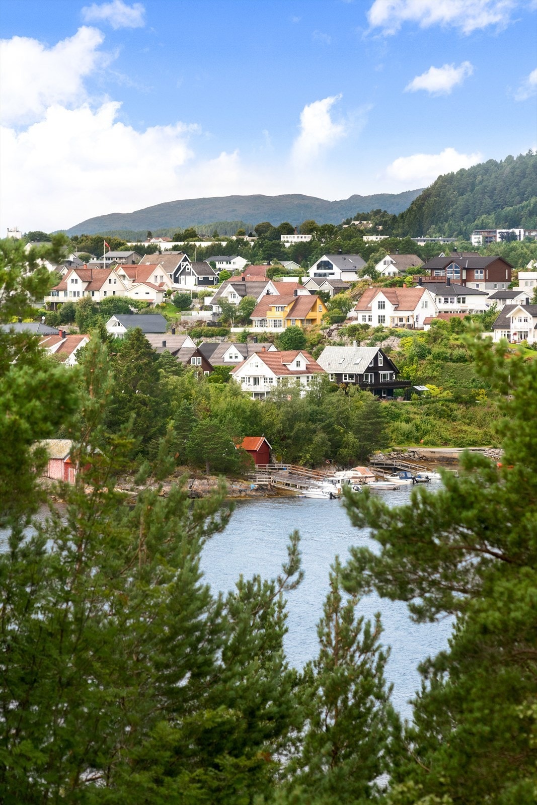 Flott utsikt fra balkongen mot nordvest Galleribilde