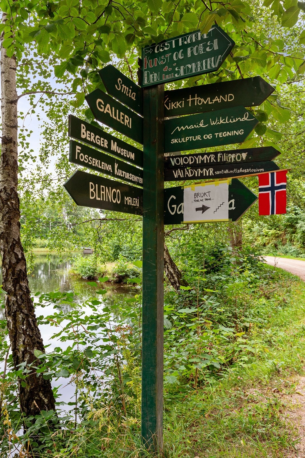En oversikt over hva området tilbyr Galleribilde