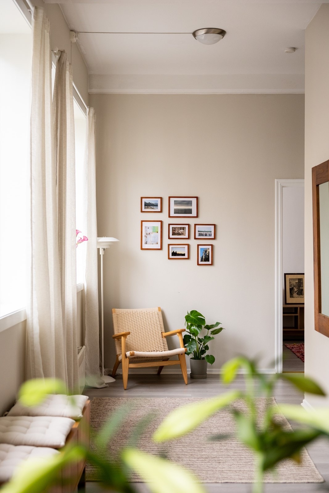 Her er det god plass til en hyggelig lesekrok eller pult. Galleribilde