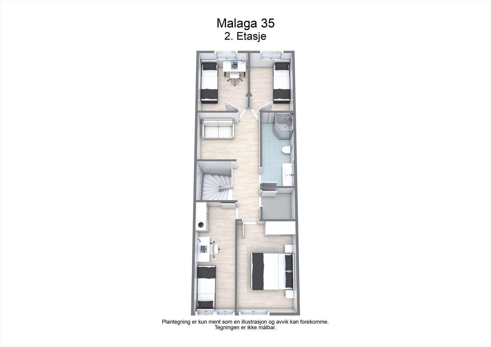 Plantegning 2. etasje. Galleribilde