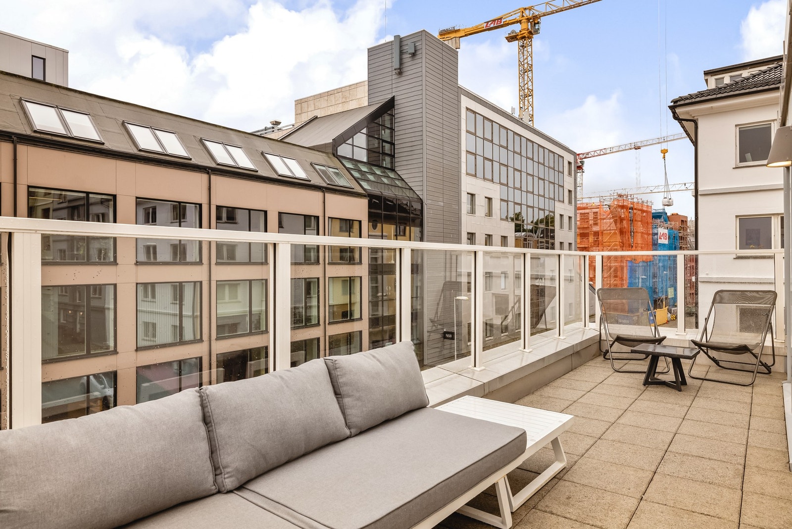 Sameiet har en flott takterrasse med gode solforhold. Galleribilde