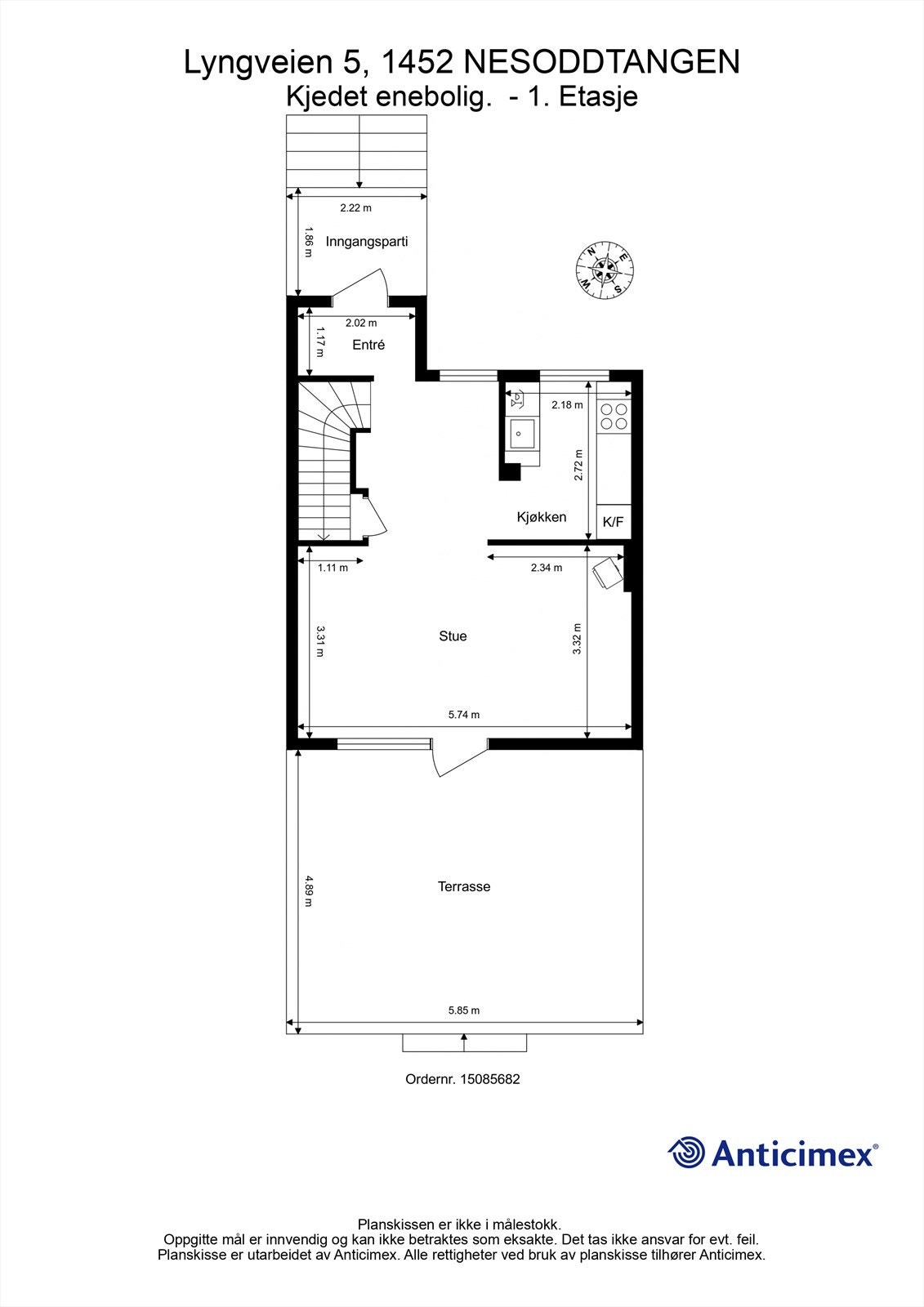 Plantegning 1.etasje Galleribilde