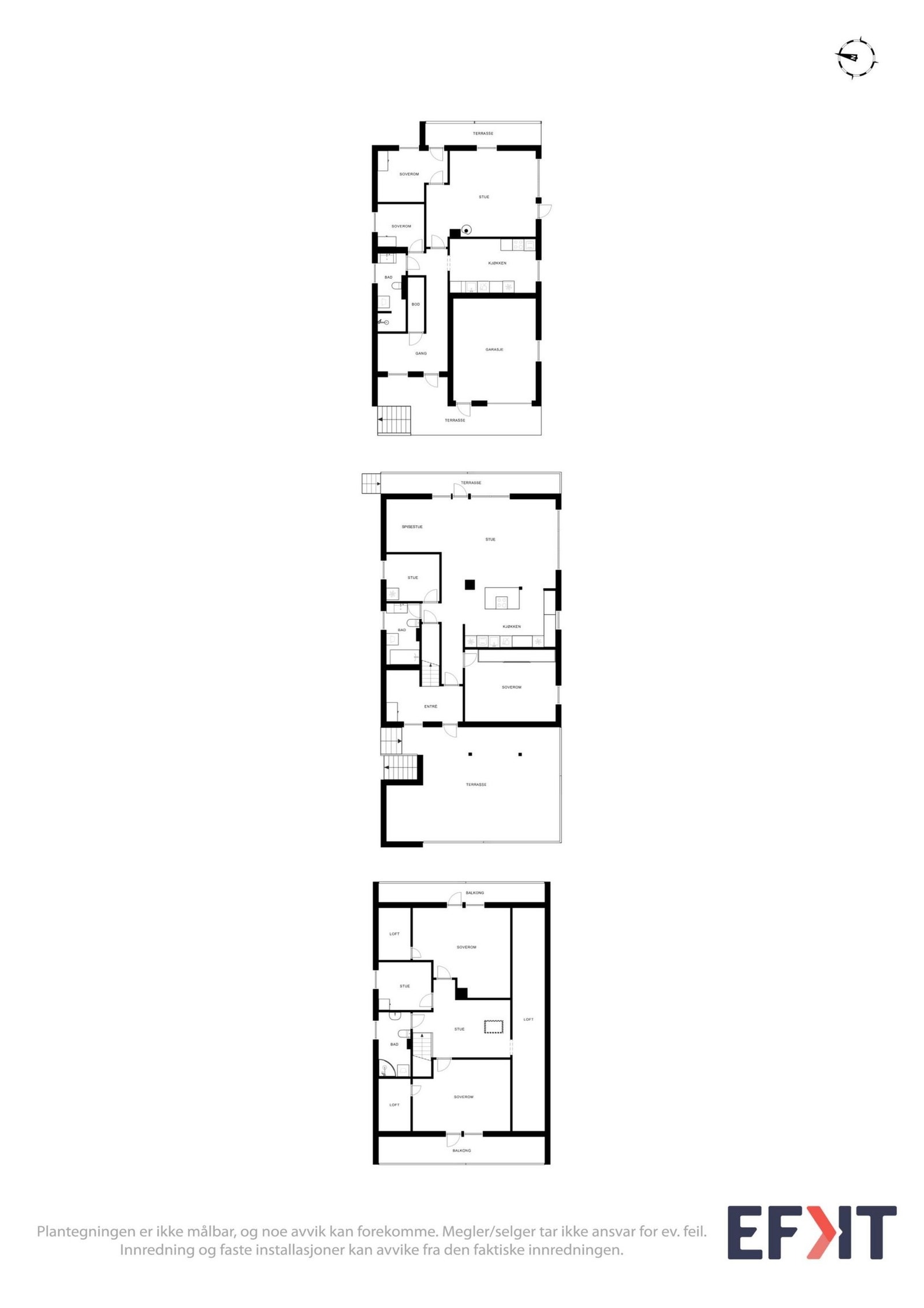 Plantegning Galleribilde
