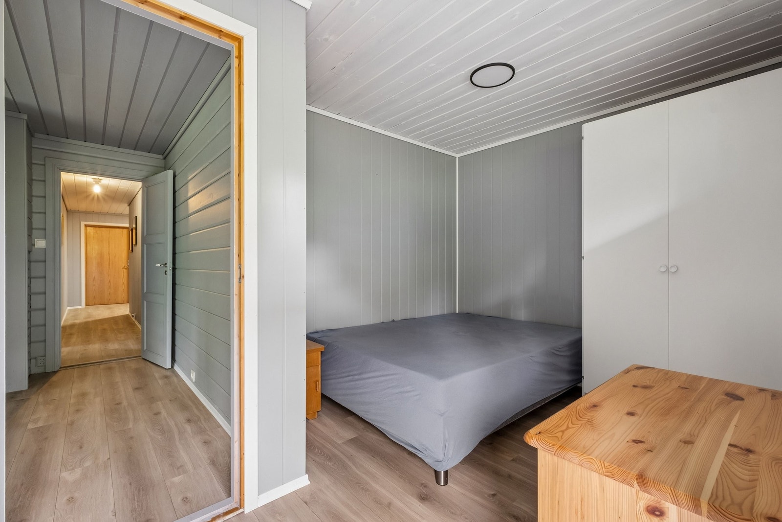 Hovedsoverom utleiedel. Leiligheten har 2 soverom. Galleribilde
