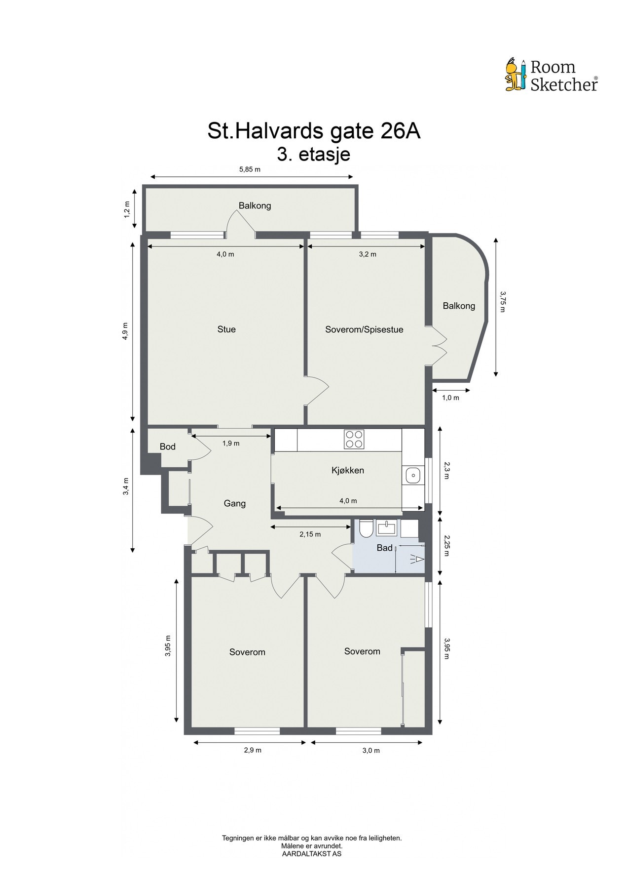 Planskisse. Galleribilde