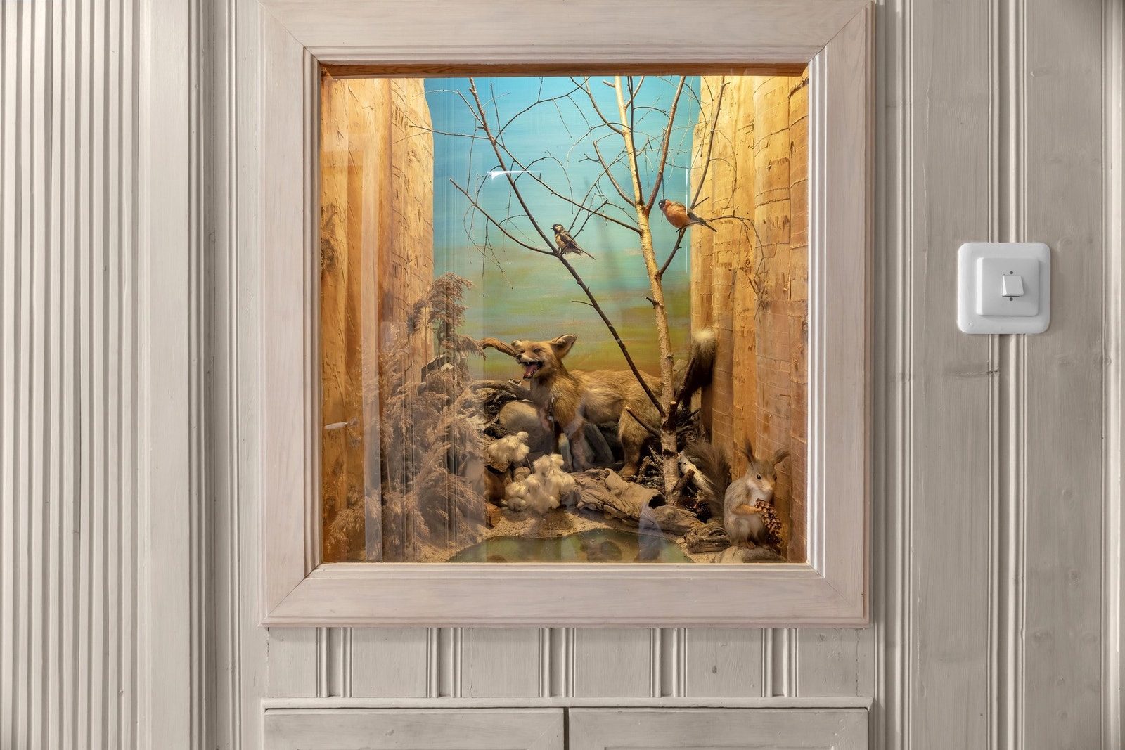 I innergangen er det laget en nisje med Galleribilde