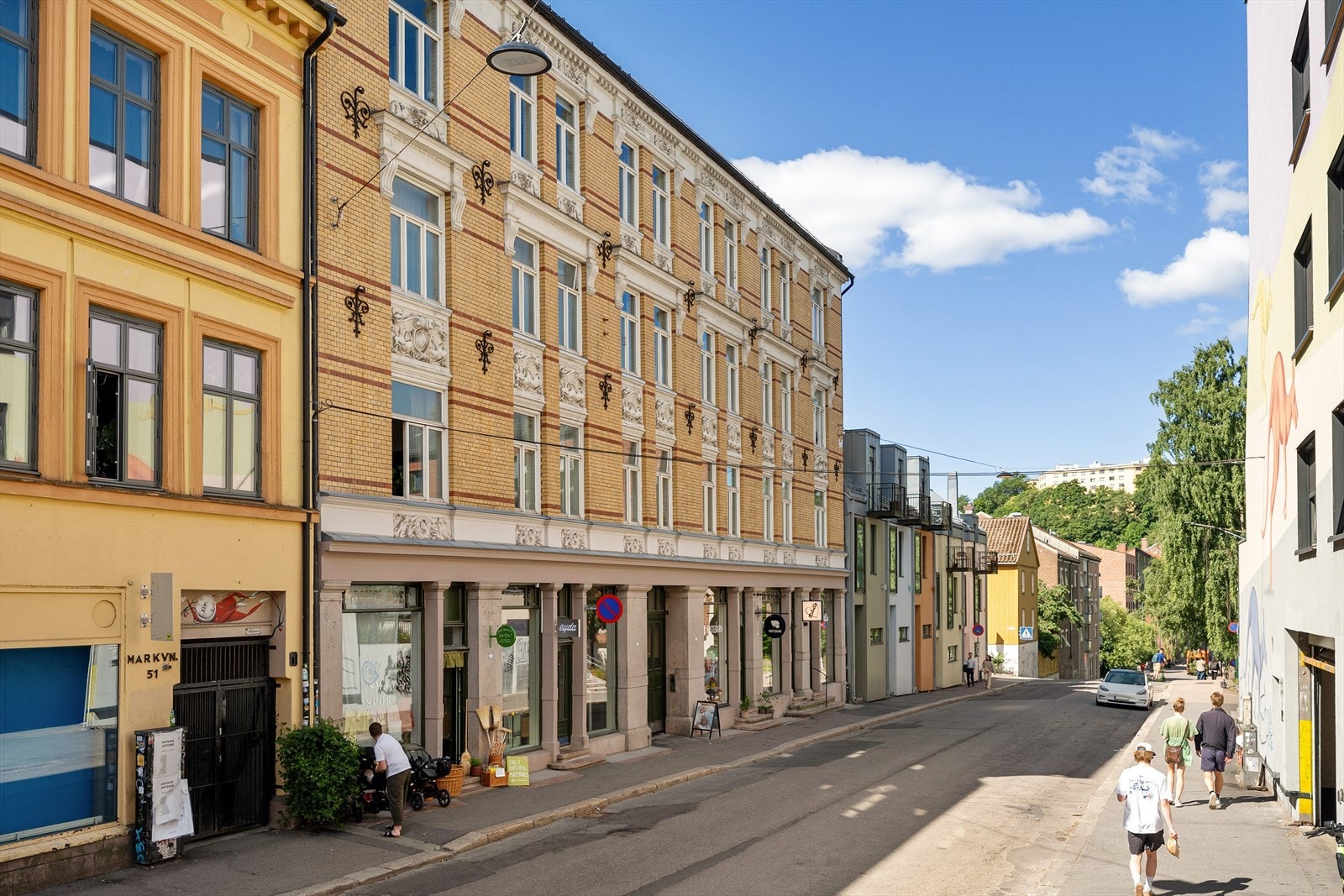 Fasade. Borettslaget Nordregate 13-15 består av 14 andeler. Galleribilde