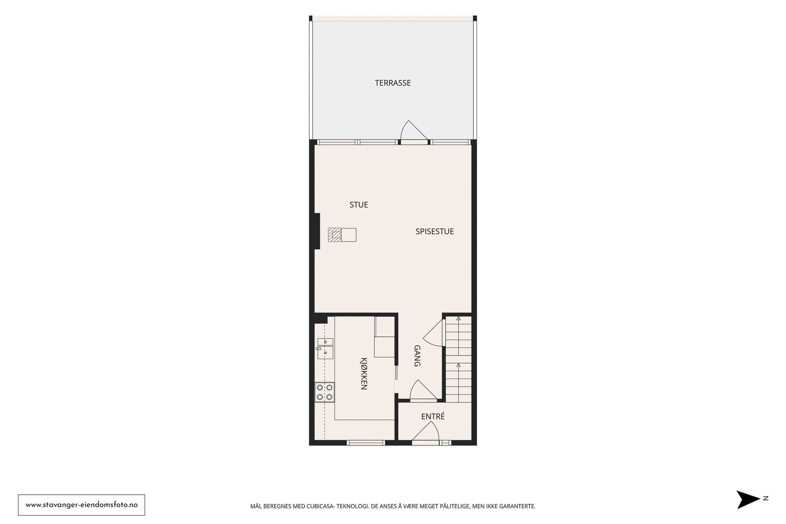 Plantegning 1. etg. Galleribilde