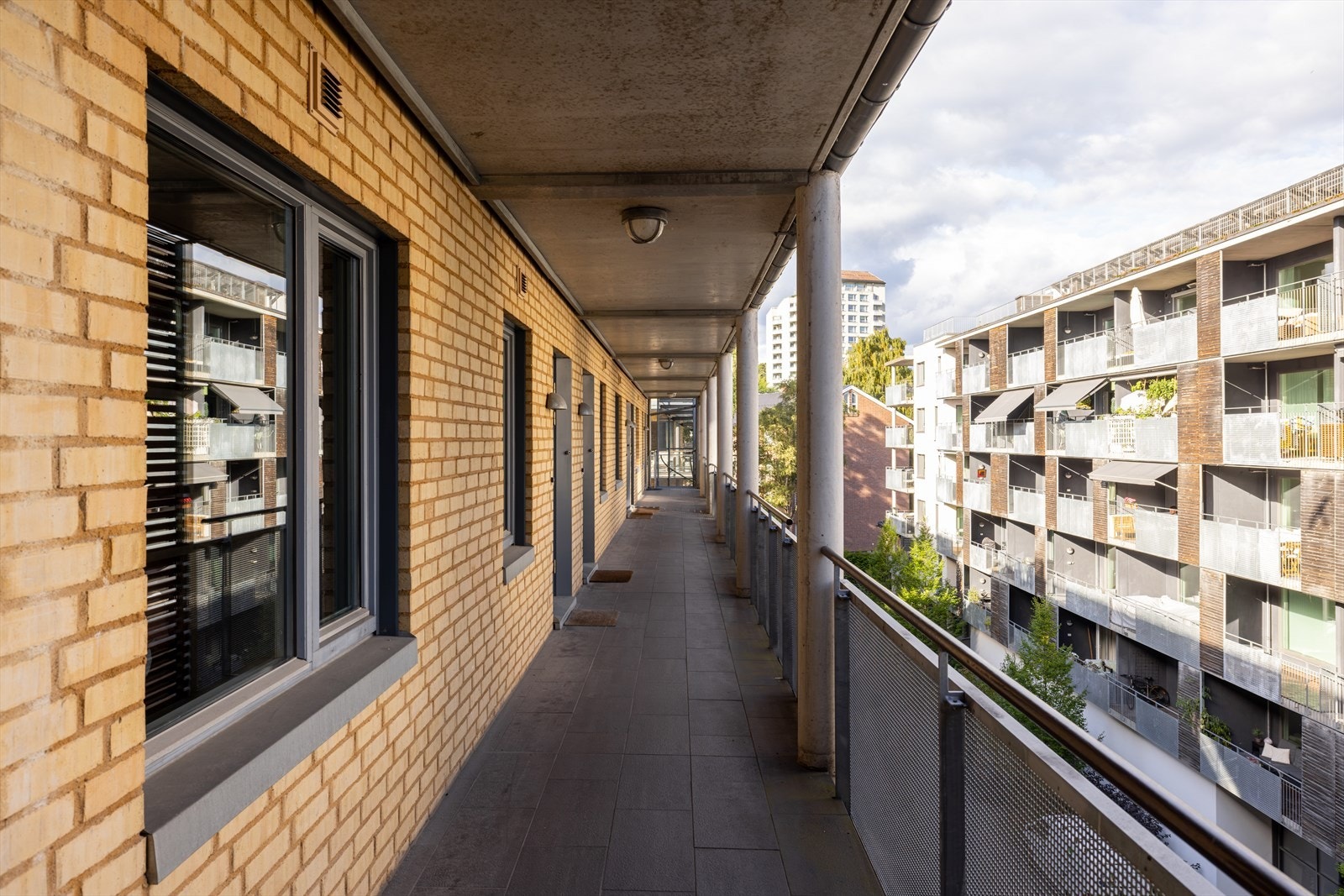 Adkomst til leiligheten fra svalgang. Galleribilde