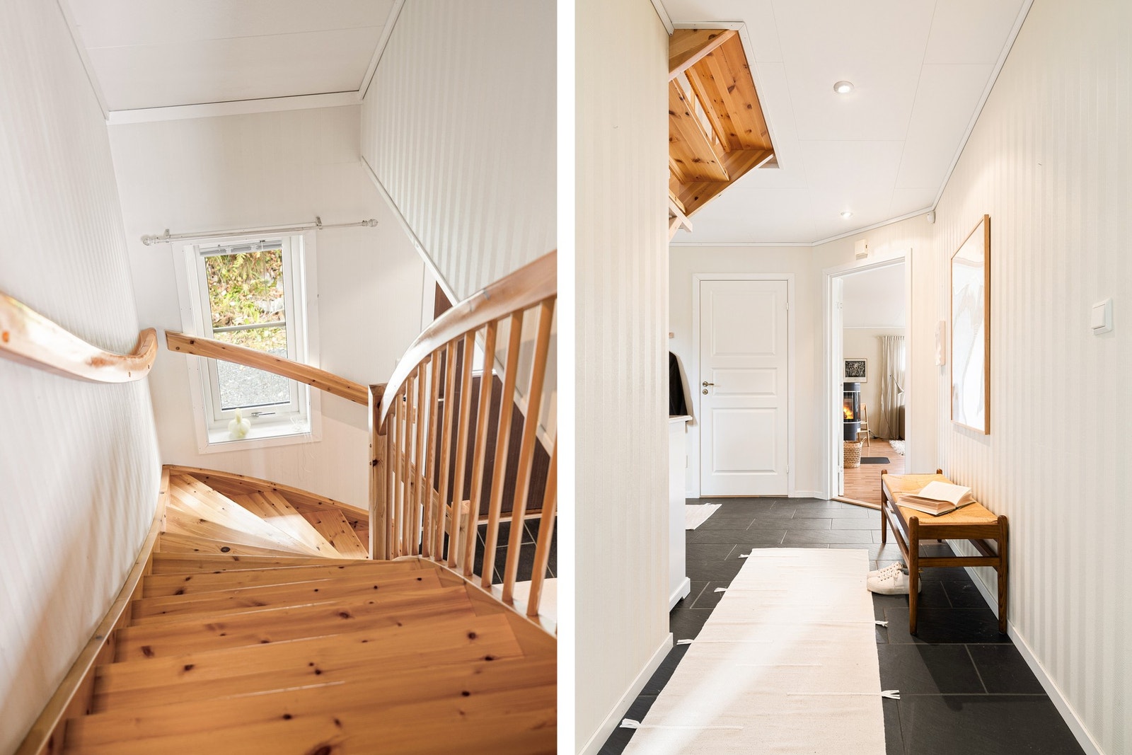Boligens tekniske løsninger, er innvendige avløpsrør utført i PP-plast. Boligen har naturlig ventilasjon basert på oppdrift/termisk ventilasjon, supplert med mekanisk avtrekk fra våtrom og kjøkken Galleribilde