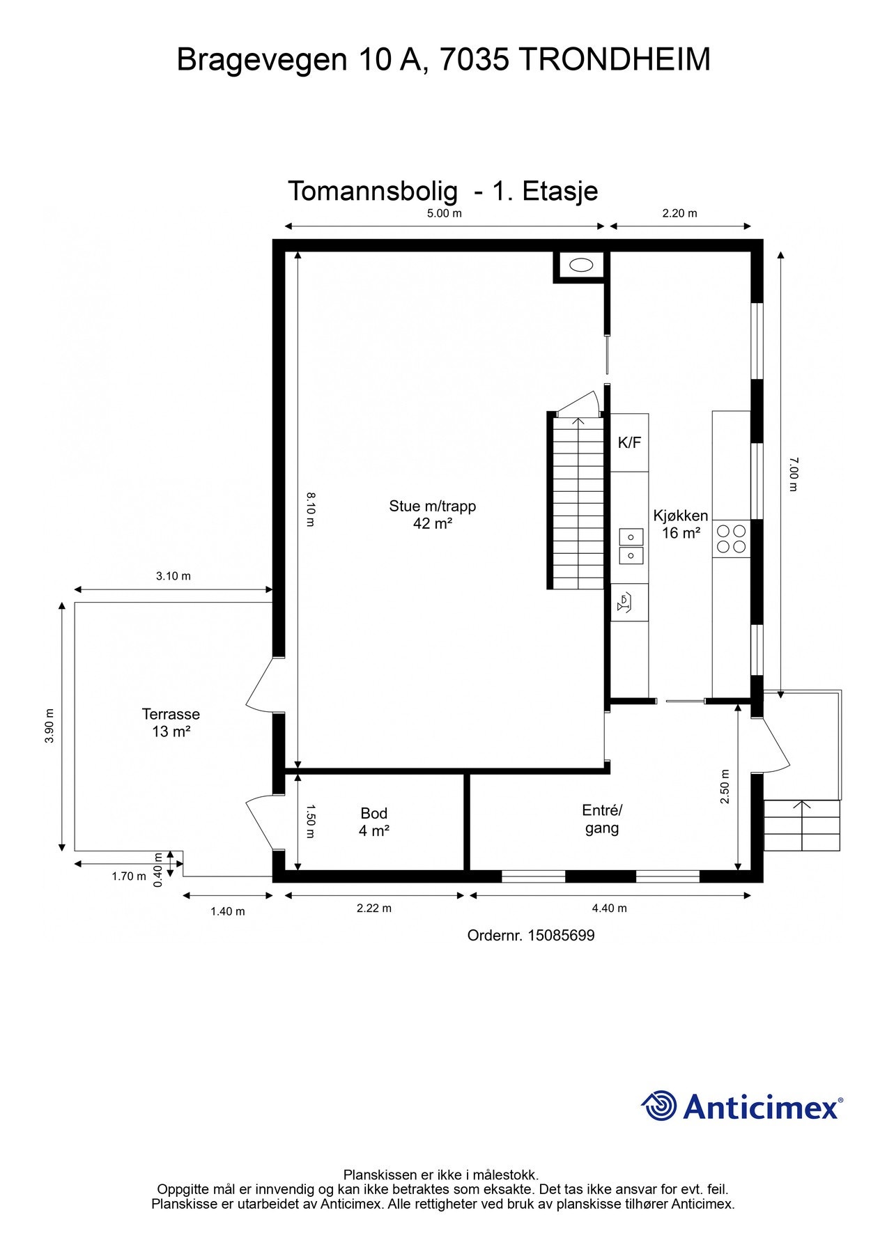 Plantegning 1.etasje. Galleribilde