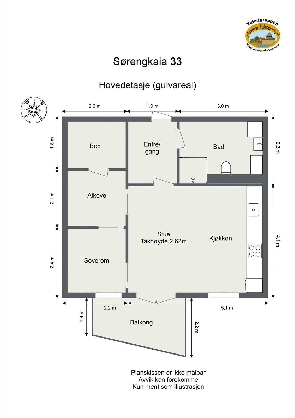 Plantegning (avvik kan forekomme) Galleribilde
