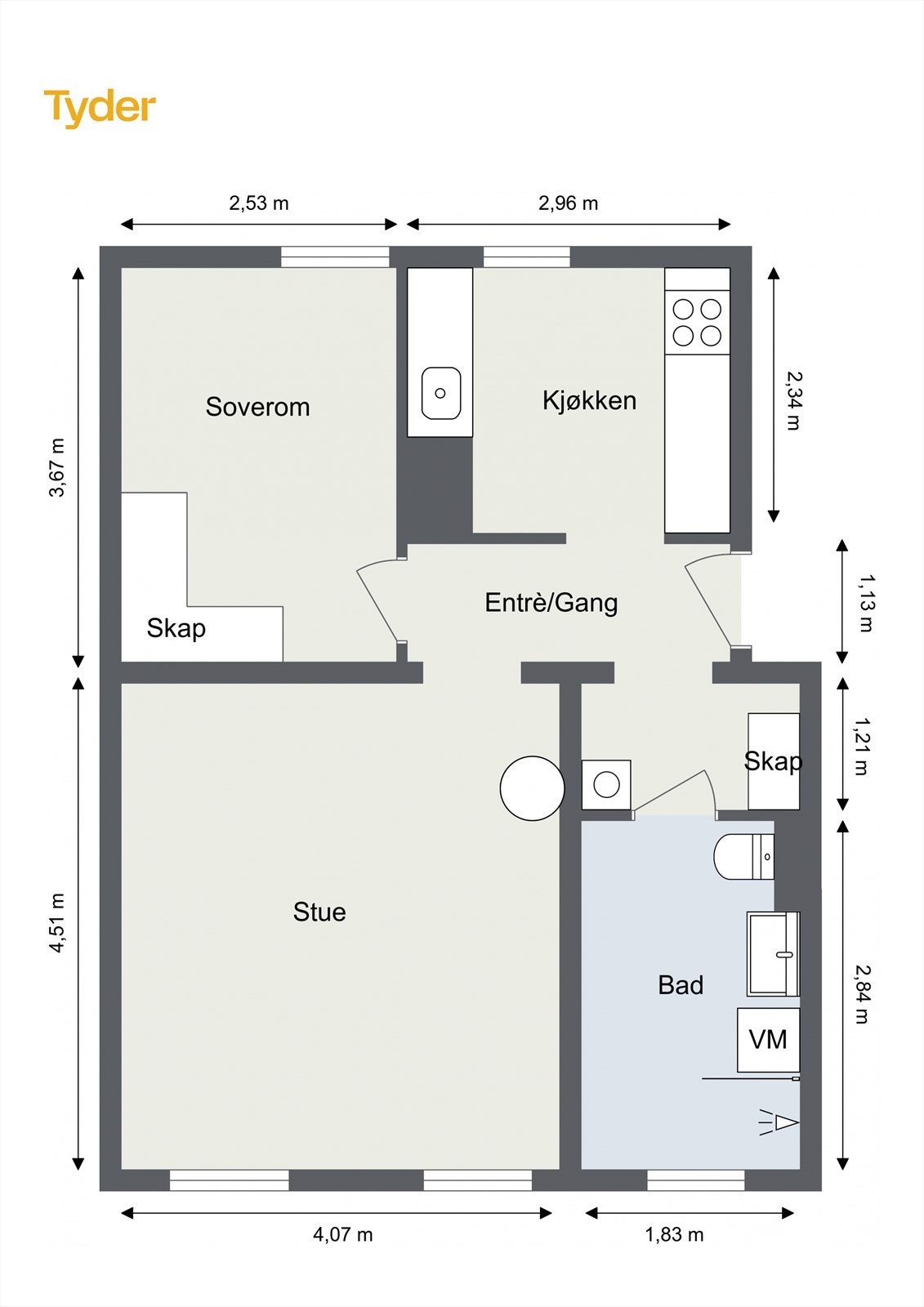 Plantegning Galleribilde