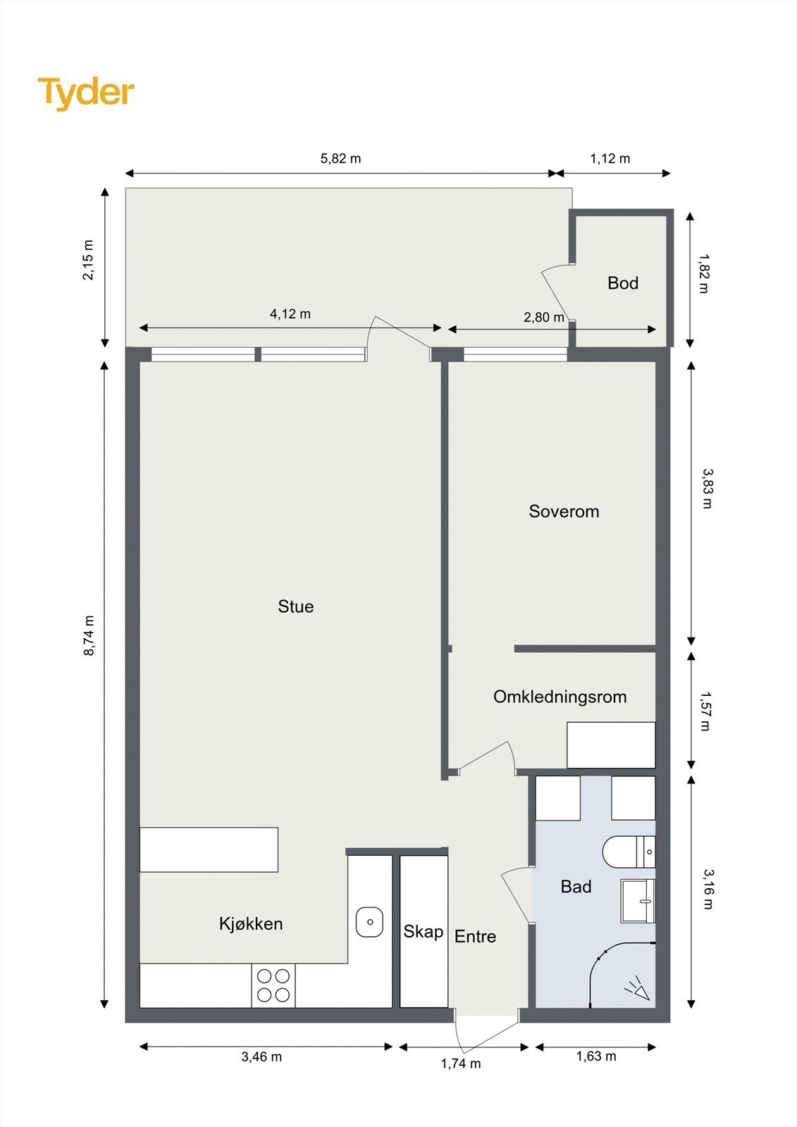Plantegning Galleribilde