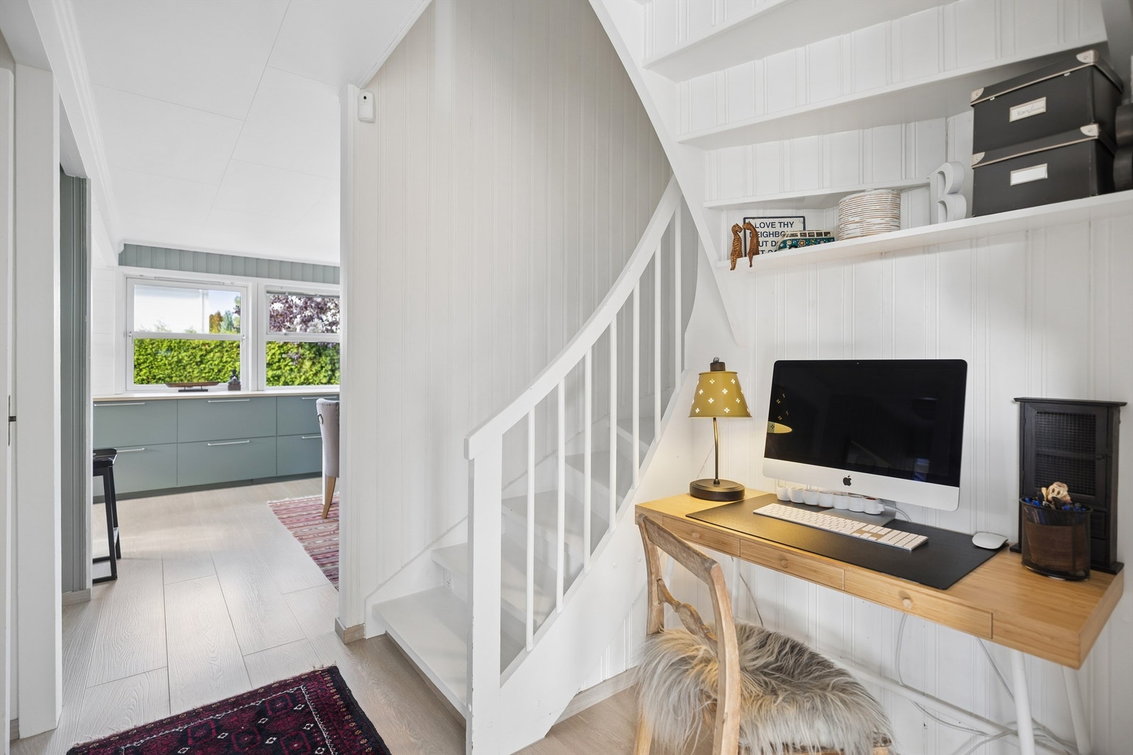 Her er det mulig å ha et lite hjemmekontor. Galleribilde