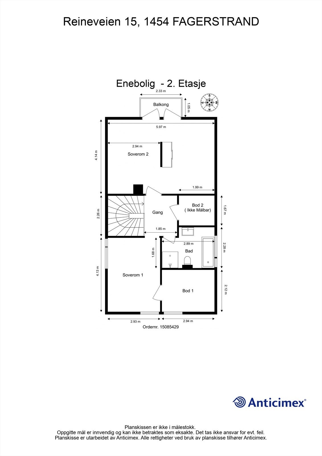 Plantegning 2. Etasje Galleribilde