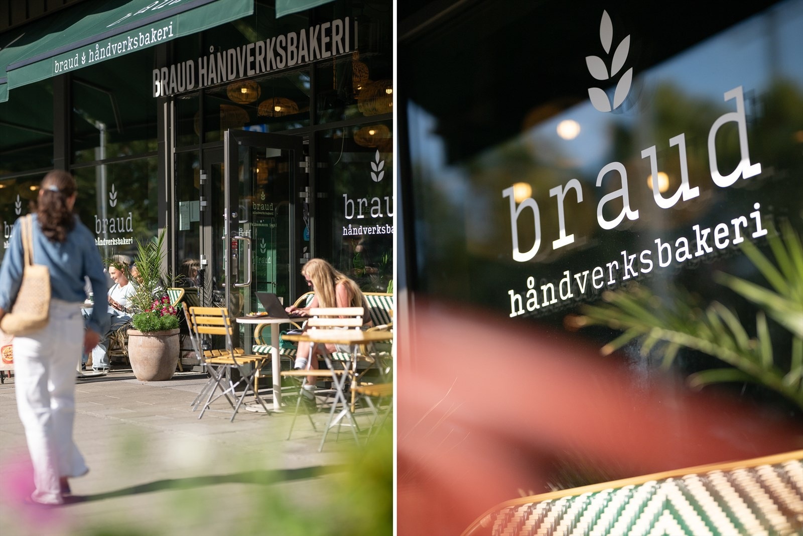 Like ved ligger Braud Håndverksbakeri med deilig bakst, diverse kaker og lunsjmeny. Galleribilde