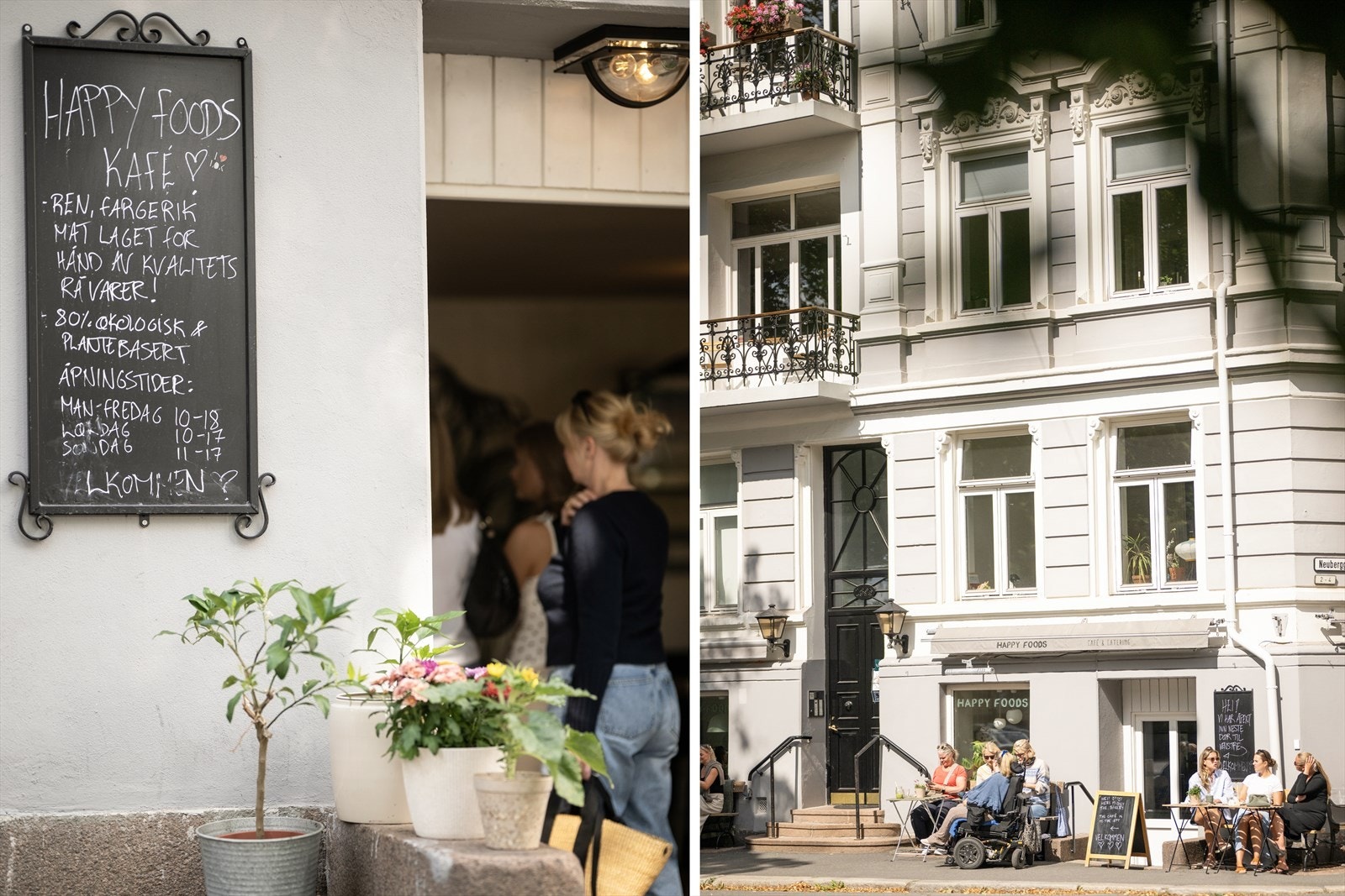 I nærområdet finner du populære Happy Foods Café, et hyggelig sted for en kaffe, lunsj eller en avslappende pause i solen. Galleribilde
